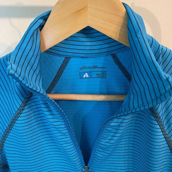 Women's Eddie Bauer First Ascent FreeHeat Pro Long Sleeve Qtr Zip, Size XS, Blue - Picture 10 of 10